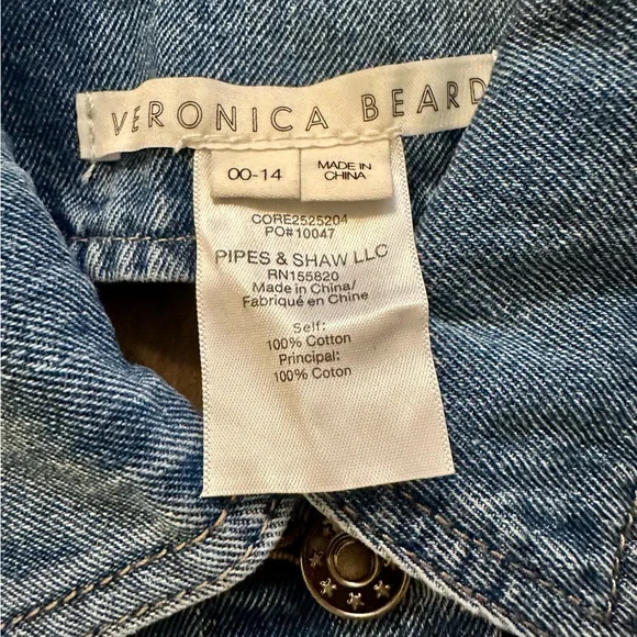 Veronica Beard Slate Denim Dickey - Picture 6 of 7